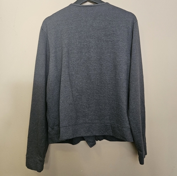 Banana Republic Outlet Moto Style Jersey Cotton Blend Jacket Women's Size XL - Picture 2 of 4